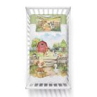 Pamut ágynemű huzat 90*120 cm - Farm zöld 