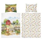 Pamut ágynemű huzat 90*120 cm - Farm zöld 