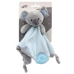 Tulilo puha plüss rágóka,alvókendő - mentazöld koala 