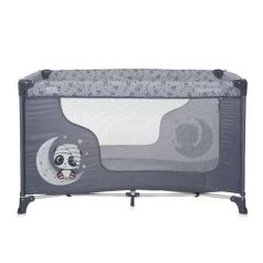 Lorelli Moonlight 1 fix utazóágy - Cool Grey Pandas