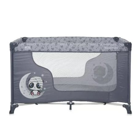 Lorelli Moonlight 1 fix utazóágy - Cool Grey Pandas