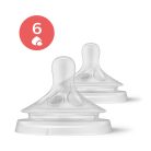 Philips AVENT SCY966/02 Natural Response etetőcumi 6 sűrűbb ételekhez 6hó+, 2 db