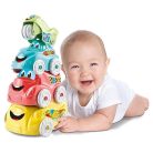 Clementoni Baby járművek 4 db-os építőjáték