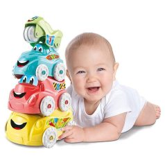 Clementoni Baby járművek 4 db-os építőjáték