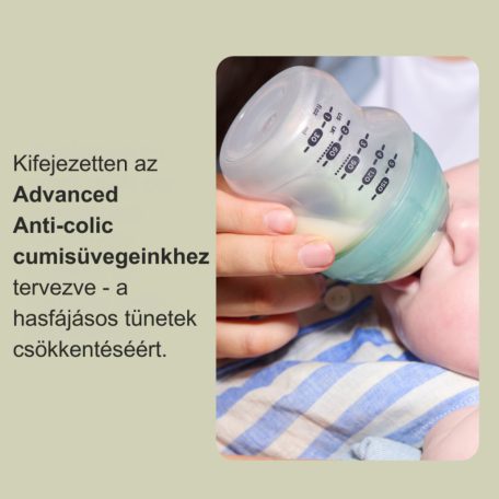 Tommee Tippee Advanced Anti-Colic szilikon 6+ etetőcumi (2db) - gyors folyású