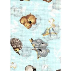 Mintás textil pelenka 1db-os - Mama és kicsinyei kék