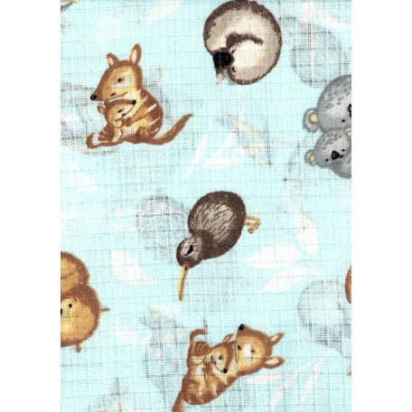 Mintás textil pelenka 1db-os - Mama és kicsinyei kék