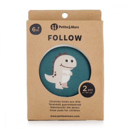 P&M Elasztikus térdvédők Follow Misty Green