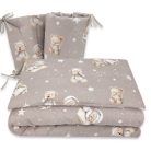 Baby Shop 3 részes ágynemű garnitúra - Jó Éjszakát bézs