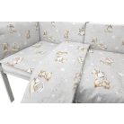 Baby Shop 3 részes ágynemű garnitúra - Jó Éjszakát szürke