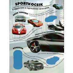 Mozgalmas matricásfüzet - Versenygépek 