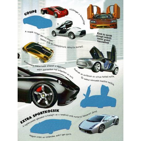 Mozgalmas matricásfüzet - Versenygépek 