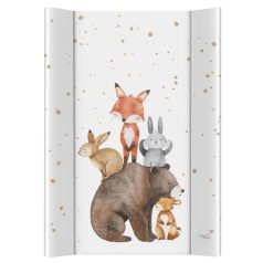   Ceba Baby puha 2 ékes pelenkázó lap 50*70 cm - Basic Forest Friends