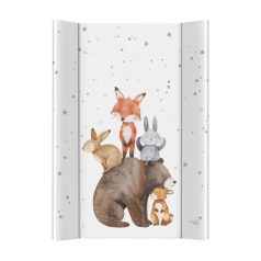   Ceba Baby puha 2 ékes pelenkázó lap 50*70 cm - Basic Forest Friends