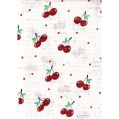 Mintás textil pelenka 1db-os - Cseresznye