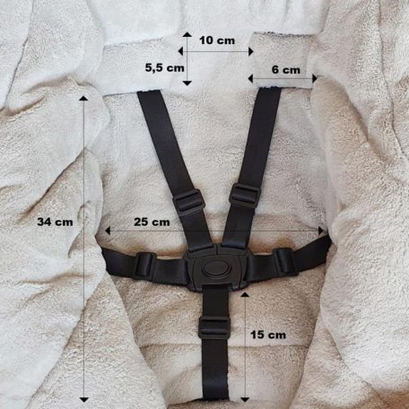 P&M Jibot állítható bundazsák 3in1 babakocsira - Pale Eucalypt