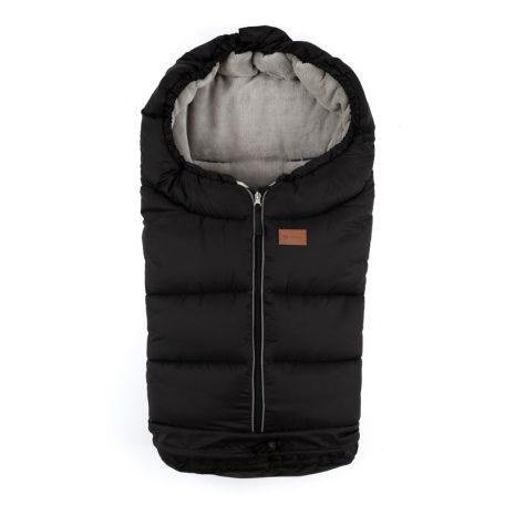 PETITE&MARS Téli szett Jibot 3in1 bundazsák + kézmelegítő kesztyű babakocsira - Jasie Ink Black