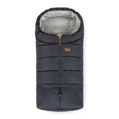   PETITE&MARS Téli szett Jibot 3in1 bundazsák + kézmelegítő kesztyű babakocsira - Jasie Charcoal Grey