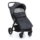 PETITE&MARS Téli szett Jibot 3in1 bundazsák + kézmelegítő kesztyű babakocsira - Jasie Charcoal Grey