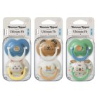 Tommee Tippee Ultimate Fit játszócumi 18-36 hó 2 db - krém/zöld kutyus