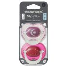 Tommee Tippee Night Glow nyugtató cumi 18-36 hó, 2 db - piros/lila