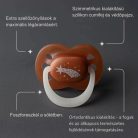 Tommee Tippee Night Glow nyugtató cumi 18-36 hó, 2 db - barna/bordó
