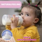 Chicco NaturalFeeling 250 ml cumisüveg közepes folyású 2 hó+ rózsaszín bagoly 


