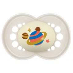   MAM Original Night 6+ szilikon nyugtató cumi - bézs bolygó