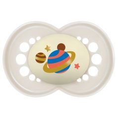   MAM Original Night 16+ szilikon nyugtató cumi - bézs bolygó 