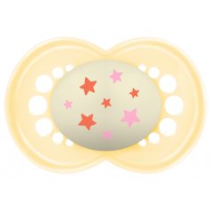   MAM Original Night 16+ szilikon nyugtató cumi - natúr csillagos  