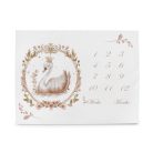 Ceba Baby Milestone mérföldkő alátét fotózáshoz 92x72 cm - Basic Glamour Style