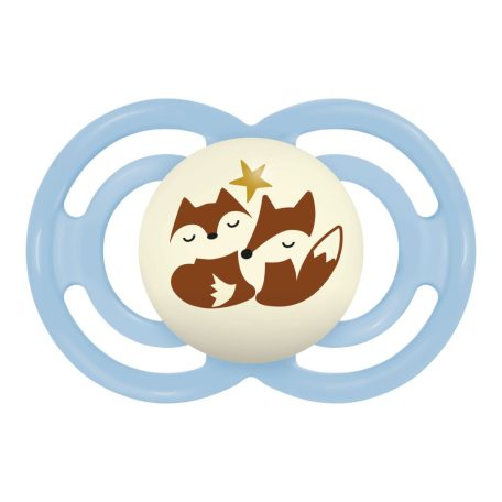 MAM Perfect Night 16+ szilikon nyugtató cumi - Kék róka 