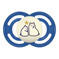 MAM Perfect Night 16+ szilikon nyugtató cumi - Kék maci