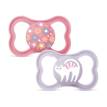 MAM Supreme 16+ szilikon nyugtató cumi 2db - Lány 