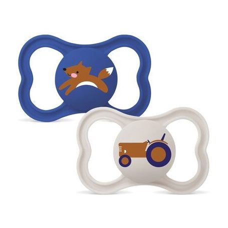 MAM Supreme 16+ szilikon nyugtató cumi 2db - Fiú