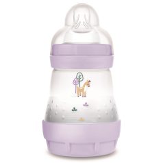 MAM Anti-Colic Matt cumisüveg 160ml 0hó+ Lila Zsiráf 