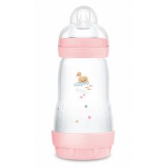 Mam 260 ml  Anti-Colic 2+ cumisüveg - Rózsaszín kacsa