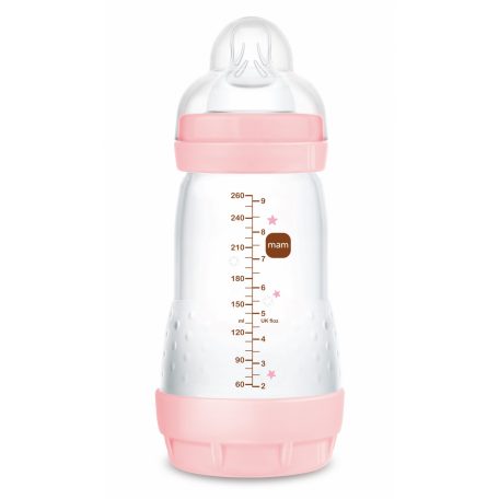 Mam 260 ml  Anti-Colic 2+ cumisüveg - Rózsaszín kacsa
