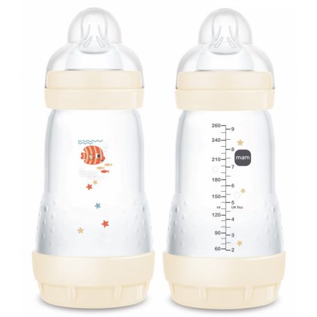 Mam 260 ml  Anti-Colic 2+ cumisüveg - Púder halacska