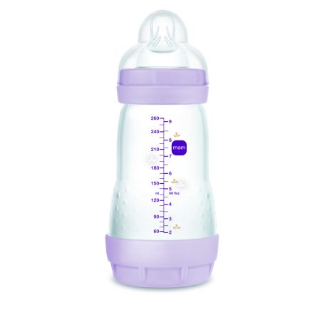 MAM Anti-Colic cumisüveg 260ml 2hó+  Lila Tigris 