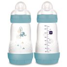 MAM Anti-Colic Matt cumisüveg 260ml 2hó+  Kék Elefánt 