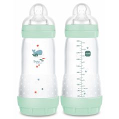 Mam Anti-Colic cumisüveg 320 ml  4 hó + menta bálna 