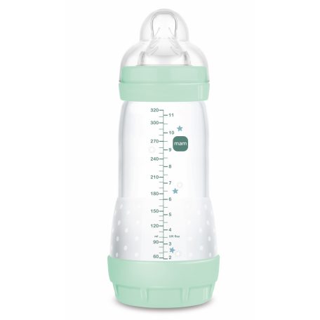 Mam Anti-Colic cumisüveg 320 ml  4 hó + menta bálna 