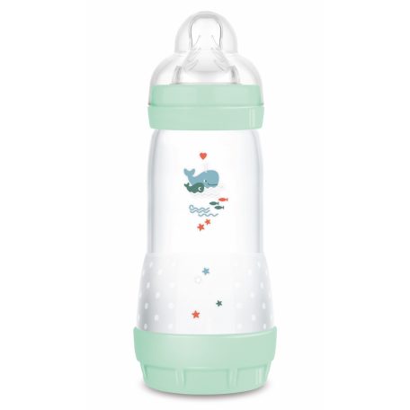 Mam Anti-Colic cumisüveg 320 ml  4 hó + menta bálna 