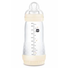 Mam Anti-Colic cumisüveg 320 ml  4 hó + bézs hal 