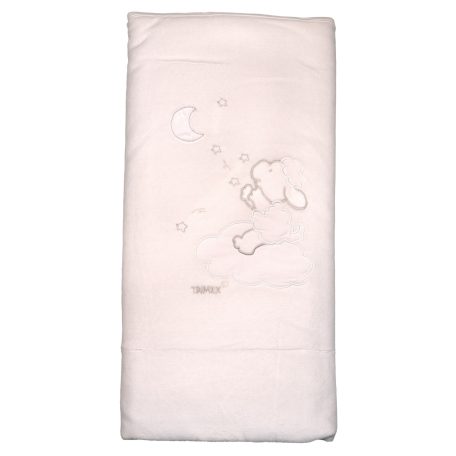 Trimex bélelt plüss takaró 70x100cm - bárány fehér
