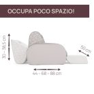 Chicco Twist fotel - fotelágy 12h+ Dusty Pink