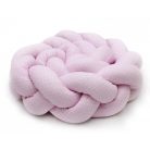 Prémium fonott fejvédő kiságyba 210cm - rózsaszín pöttyös 