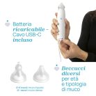 Chicco Elektromos zenélő orrszívó - 3 fokozat, 2 fej, beépített akkumulátor