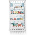 Pamut ágynemű huzat 100*135 cm - Vonat 